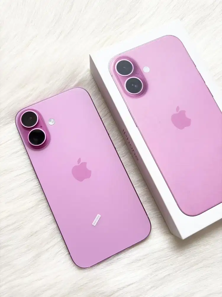 Iphone 16 128gb pink, resmi iBox (like new)