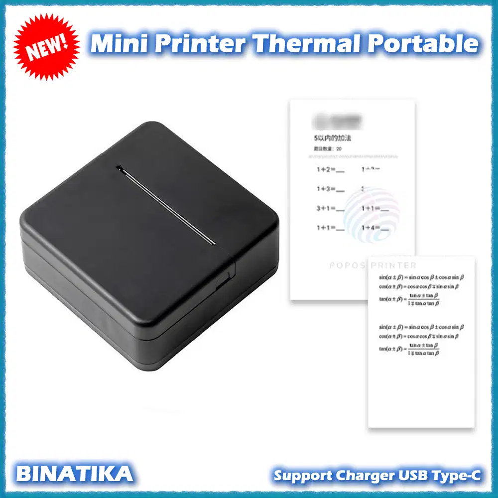 Mini Printer Thermal Portable Bluetooth Receipt by BINATIKA BANDA ACEH