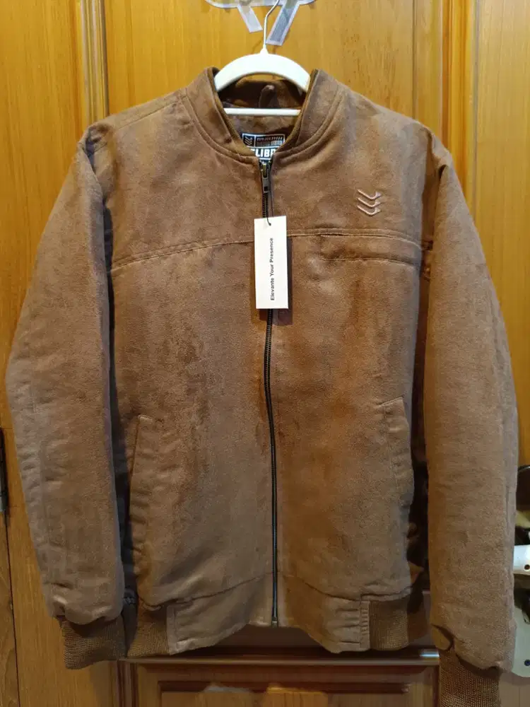 Jaket Kulit Bomber Suede Original Genuine Leather Asli Murah!
