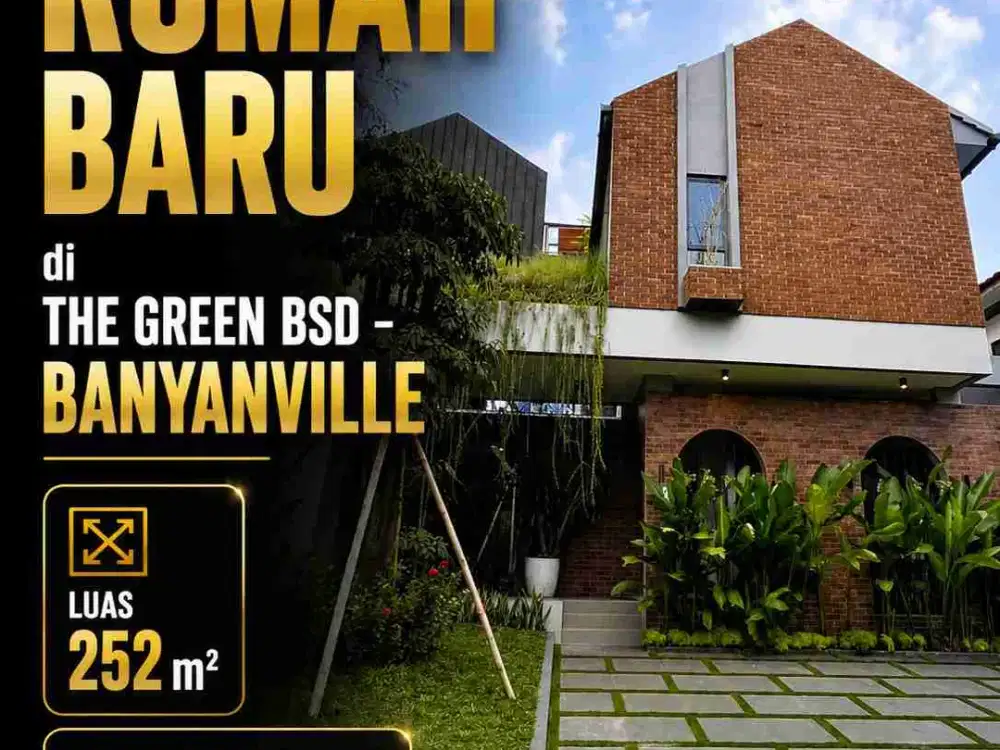 Dijual Rumah Baru di The Green BSD