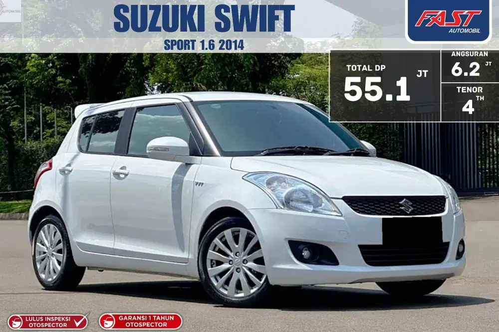 LOW KM GARANSI 1 TH PJK PNJG SUZUKI SWIFT SPORT 2014 1.6 DOHC 2014