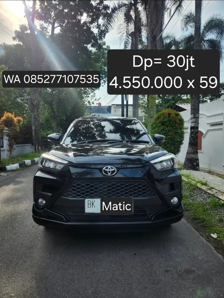Toyota Raize Matic 1.2cc G 2022 pemakaian 2023