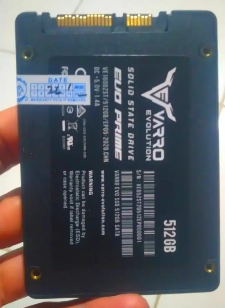 SSD SATA 512GB 100%/100%