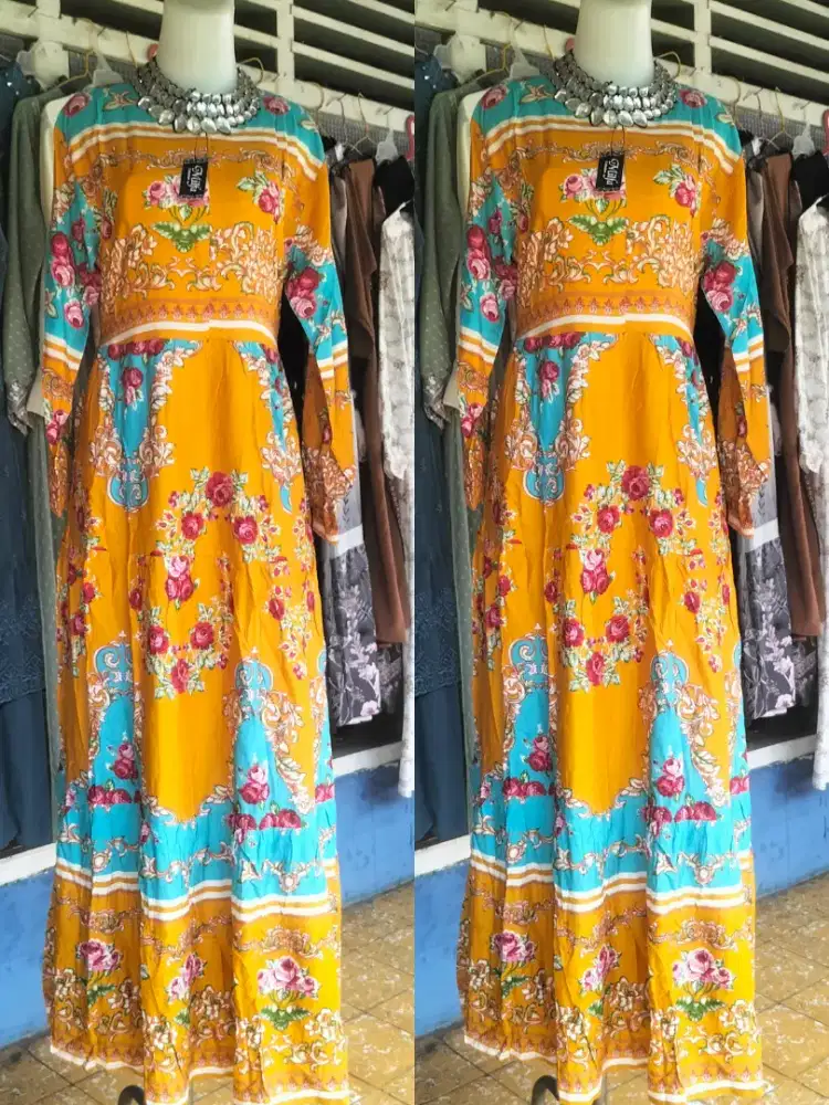 Gamis rayon twill