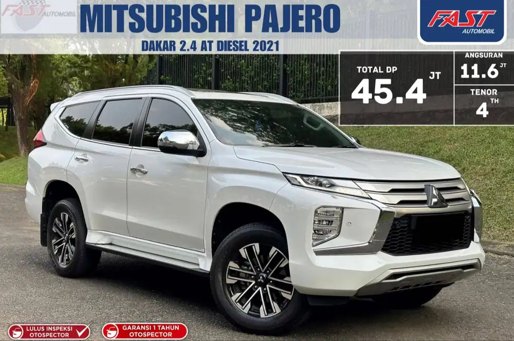 MITSUBISHI PAJERO DAKAR 2021 2.4 AT DIESEL SUNROOF KM.69RB PAJAK PNJNG