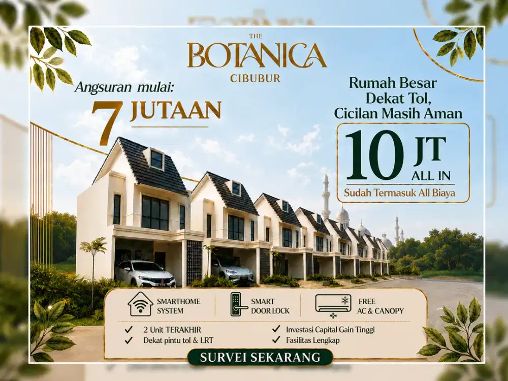 Rumah 2 Lantai modern siap huni AKSES CEPAT JORR 2