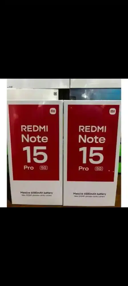 Xiaomi redmi note 15 pro 5G ram 8gb 256gb dannote15 garansi resmi