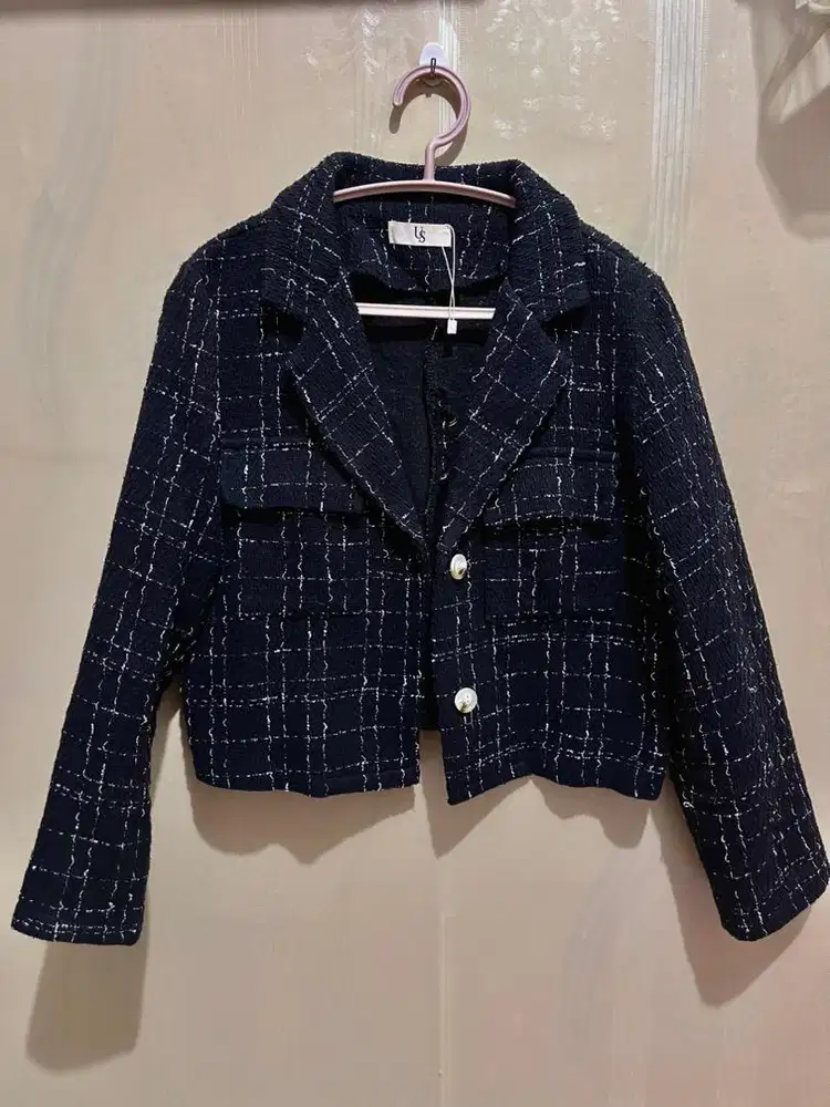 Preloved blazer crop