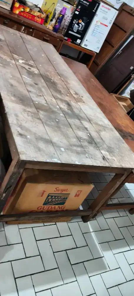 Jual meja panjang utk pujasera atau kantin