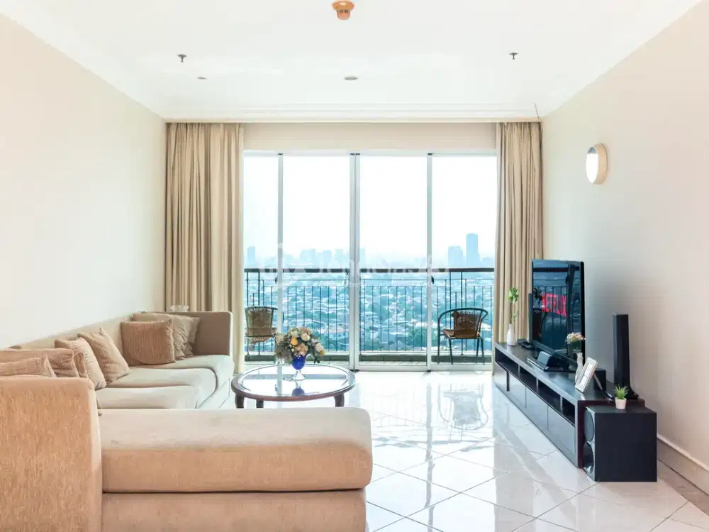 Disewakan Apartemen Grand ITC Permata Hijau tipe 3BR Semi Furnished | GPHD004