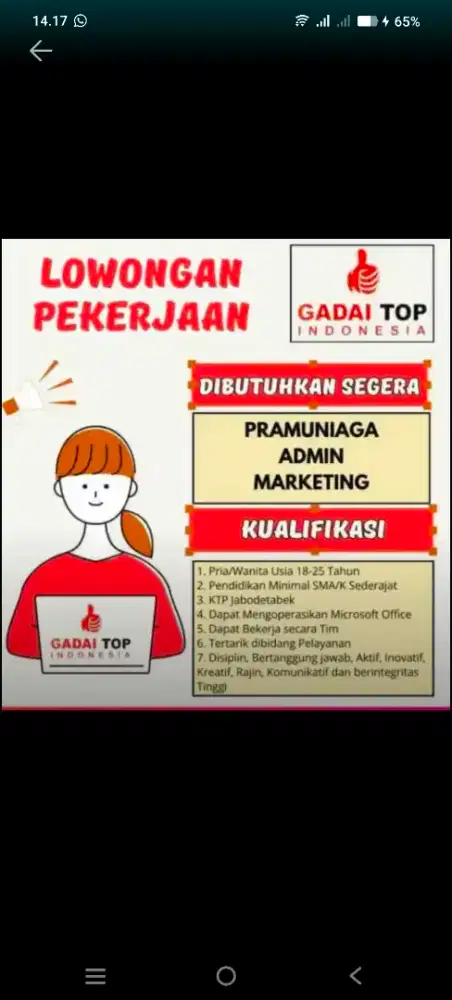 Lowongan pekerjaan
