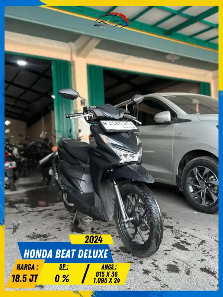 HONDA BEAT DELUXE KEYLESS 2024 MANTAP POLL HIKMAH MOTOR KEPUH MALANG