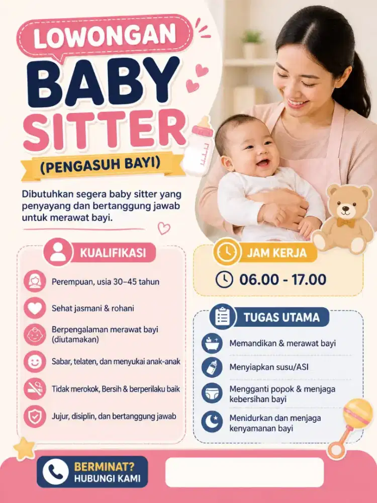 Pengasuh bayi/baby sitter