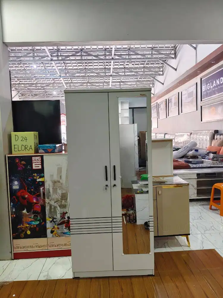 LEMARI PAKAIAN 2 PINTU MINIMALIS
