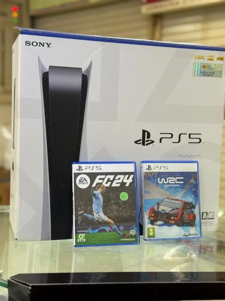 Ps 5 versi disc ex garansi resmi 2 stik 2 caset