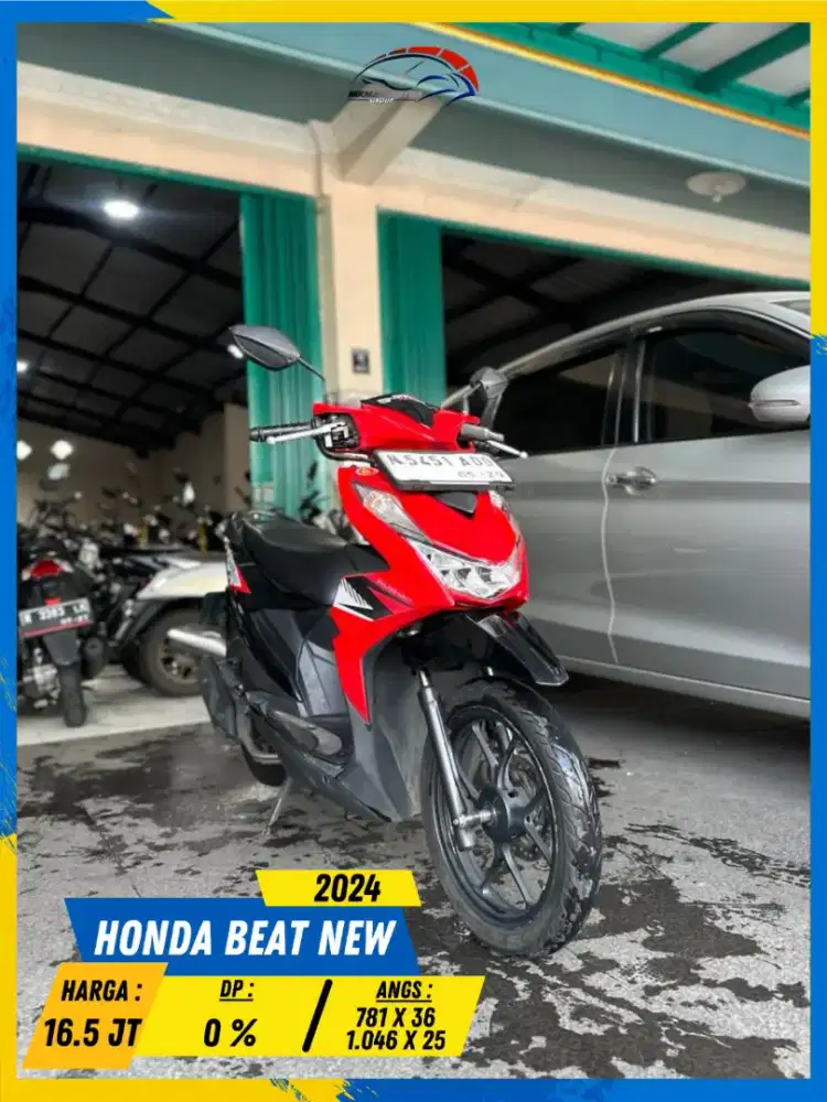 HONDA BEAT NEW 2024 NEGO TIPIS BOLOH HIKMAH MOTOR KEPUH MALANG