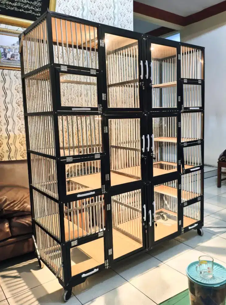 Kandang Kucing Aluminium Preloved BSH British Scottish Persia Himalaya