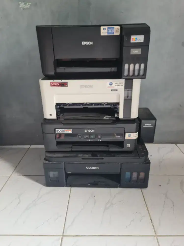 Printer epson ,canon semua hidup namun error