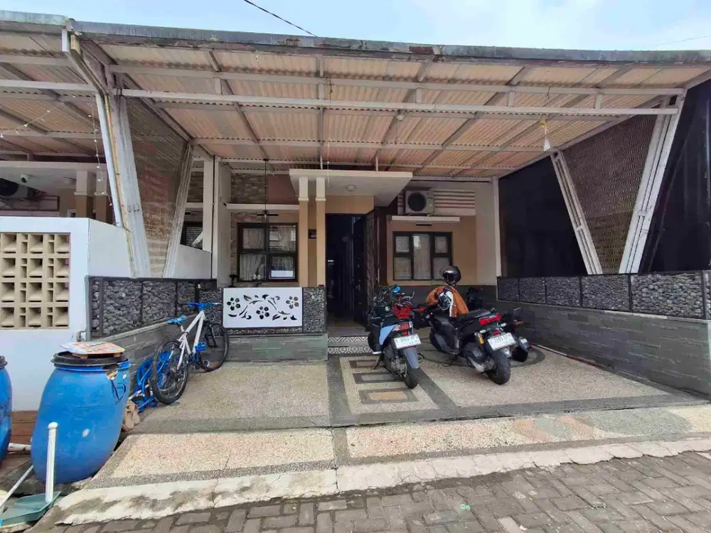 rumah siap huni di haji gofur dekat fitrah insani bonus furnish