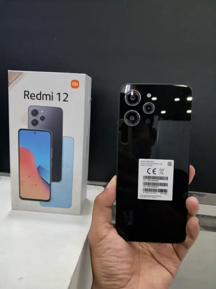 Xiaomi redmi 12 8/256gb super like new,fullset,no minus,jarang di pake