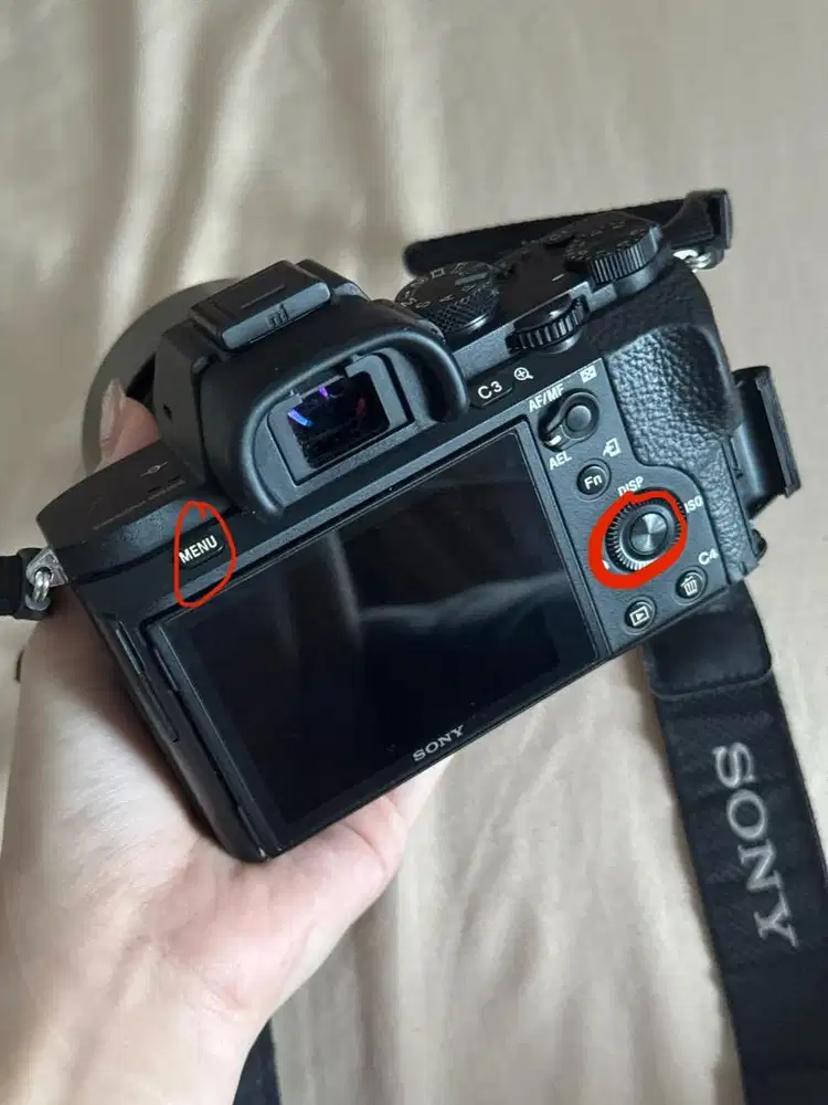Kamera Sony a7ii + lensa fe 1.8/50mm