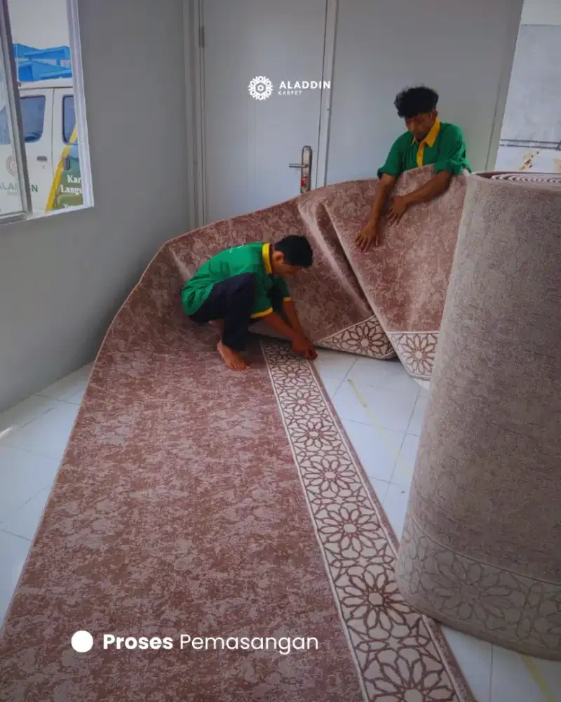 Tersedia Karpet sajadah Masjid import pembelian menyesuaikan kebutuhan