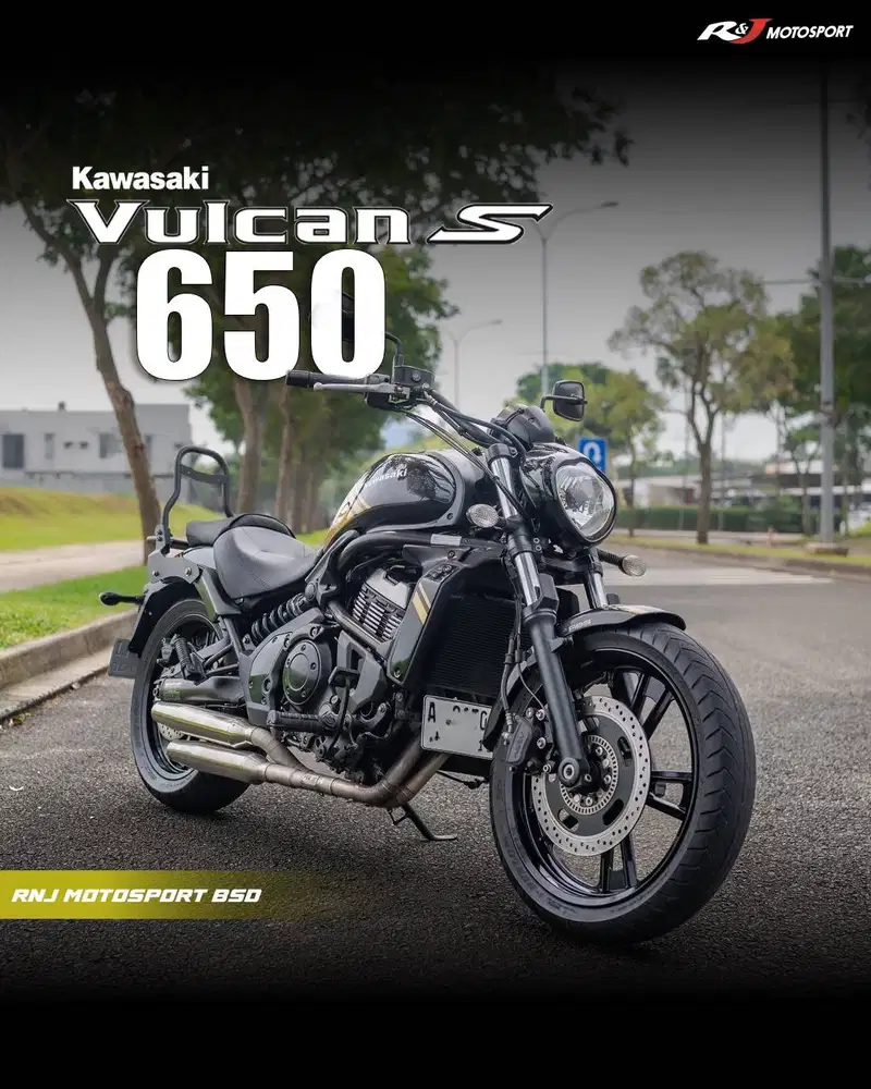 (Full Paper) Kawasaki Vulcan 650 Nik 2015 Grey KM 10.000an