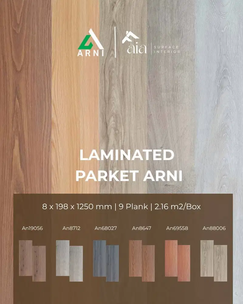 Lantai Kayu Parket MDF Motif Natural Minimalis