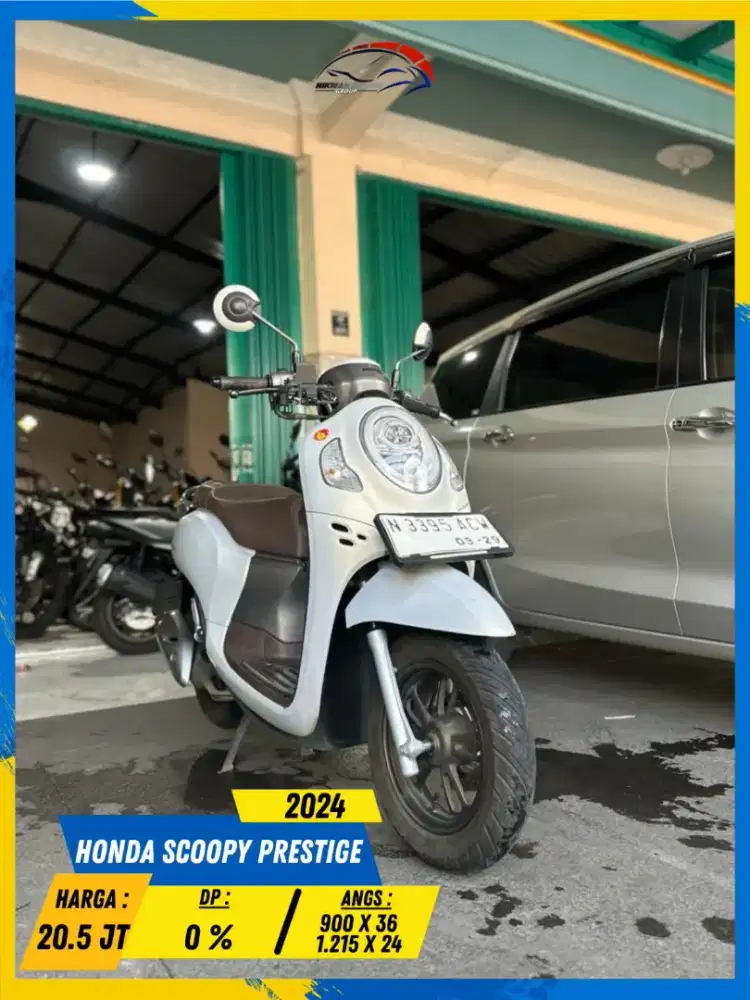 HONDA SCOOPY PRESTIGE 2024 MANTAP POLL HIKMAH MOTOR KEPUH MALANG