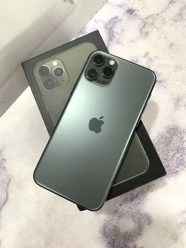iphone 11 256GB midnight green ibox lengkap