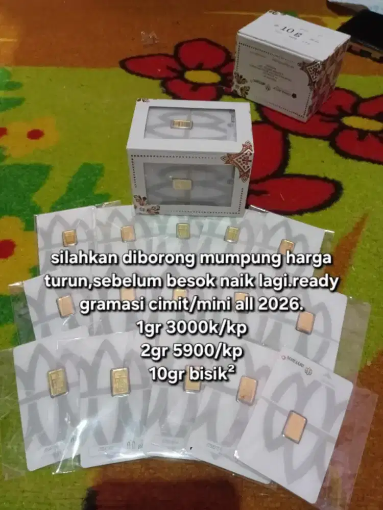 Logam mulia emas antam all th 2026 faktur resmi butik
