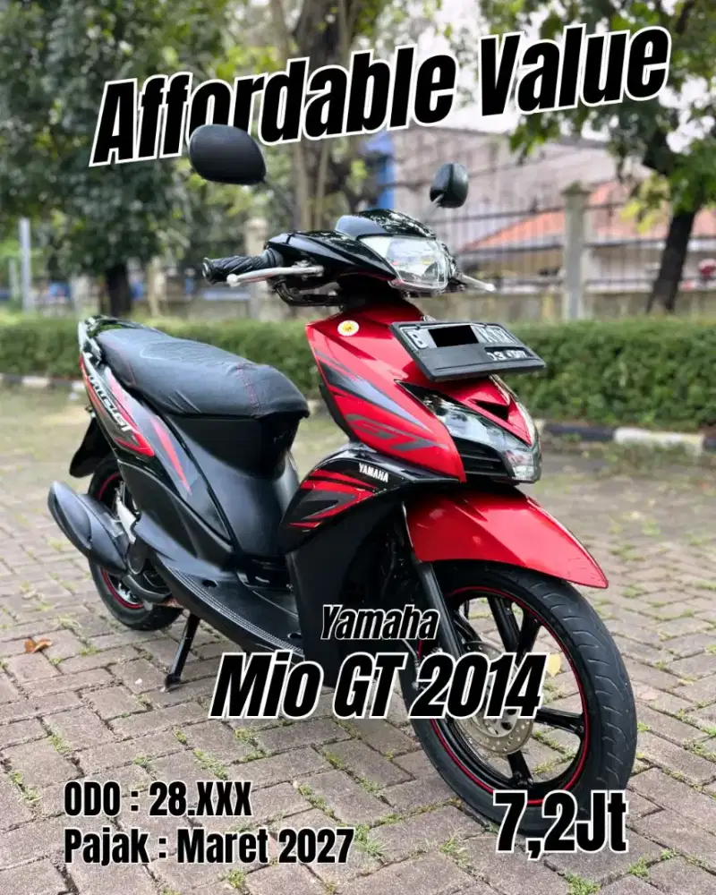 Cash Only Yamaha Mio GT 110cc 2014