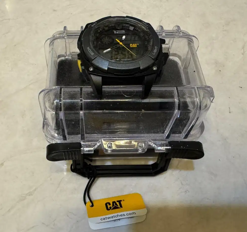 Jam tangan caterpillar analog digital sports chronigrafh MD15526122