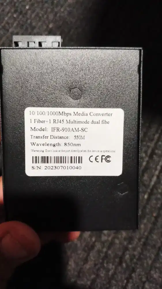 Media Converter Multi Mode kondisi baru
