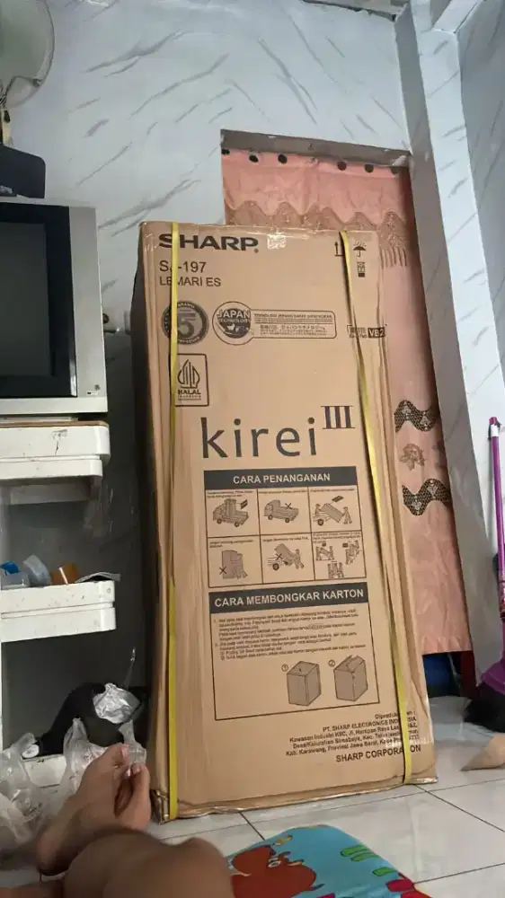 kulkas 2 pintu merk kirei
