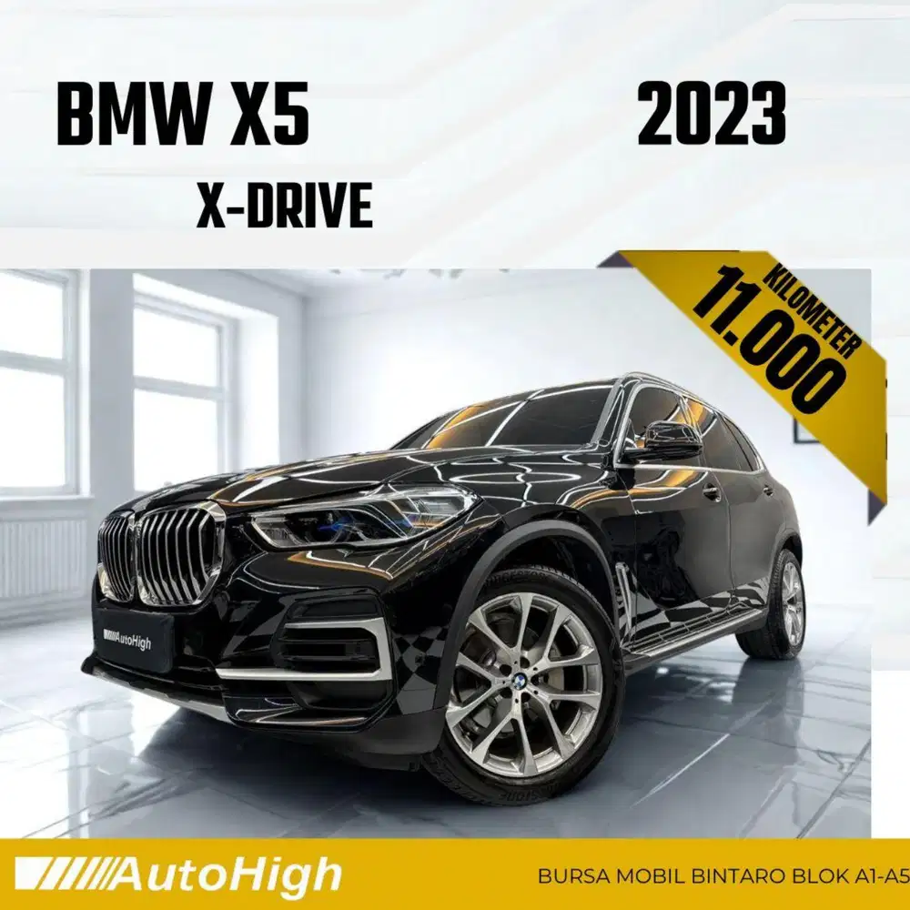 DP10% [Km11.000] X5 X-Drive 7Seater 2023 Black Reg 2024 #AUTOHIGH