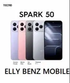 Tecno Spark 50 4/128GB 8/128GB 6/128GB New Garansi Resmi Tecno