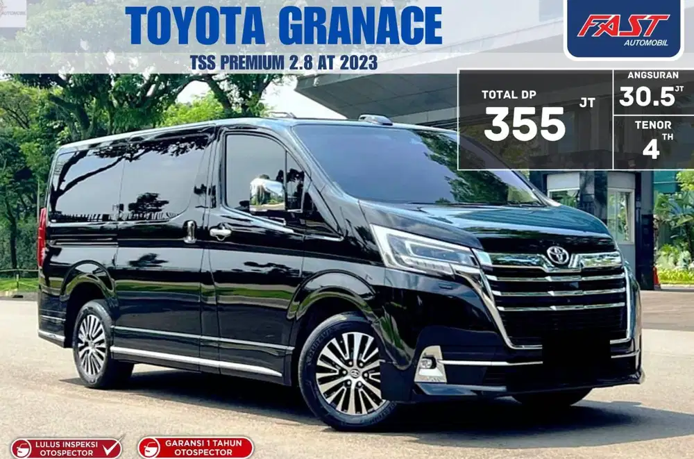 TOYOTA GRANACE PREMIUM TSS 2023 8 SEAT DIESEL 2.8 AT LOW KM.17RB