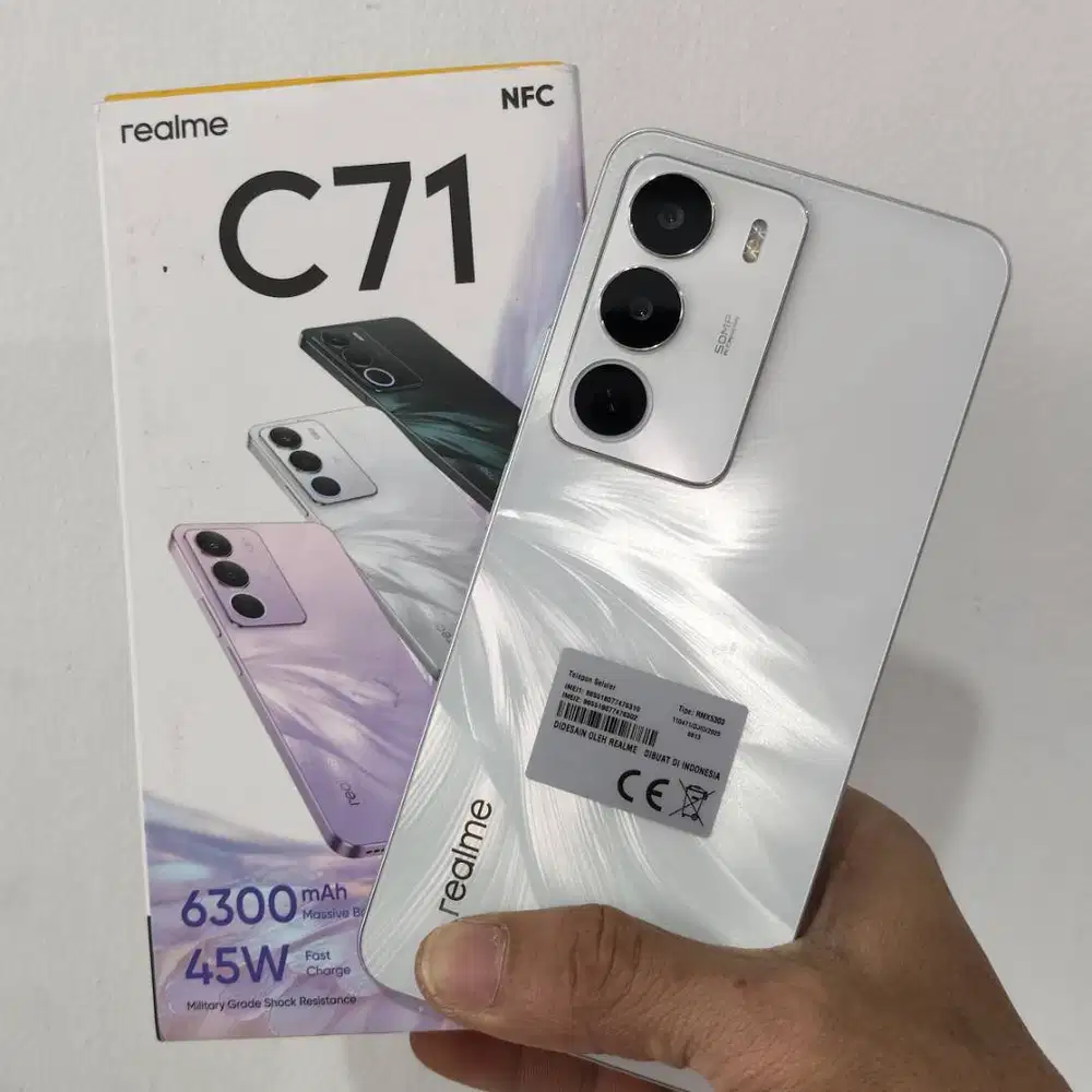 REALME C71 6/128GB FULLSET MULUS SIAP PAKAI