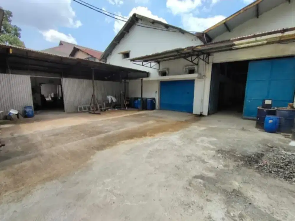 DIJUAL GUDANG SAYAP PAJAJARAN BANDUNG BENTUK TANAH KOTAK STRATEGIS AKSES MUDAH