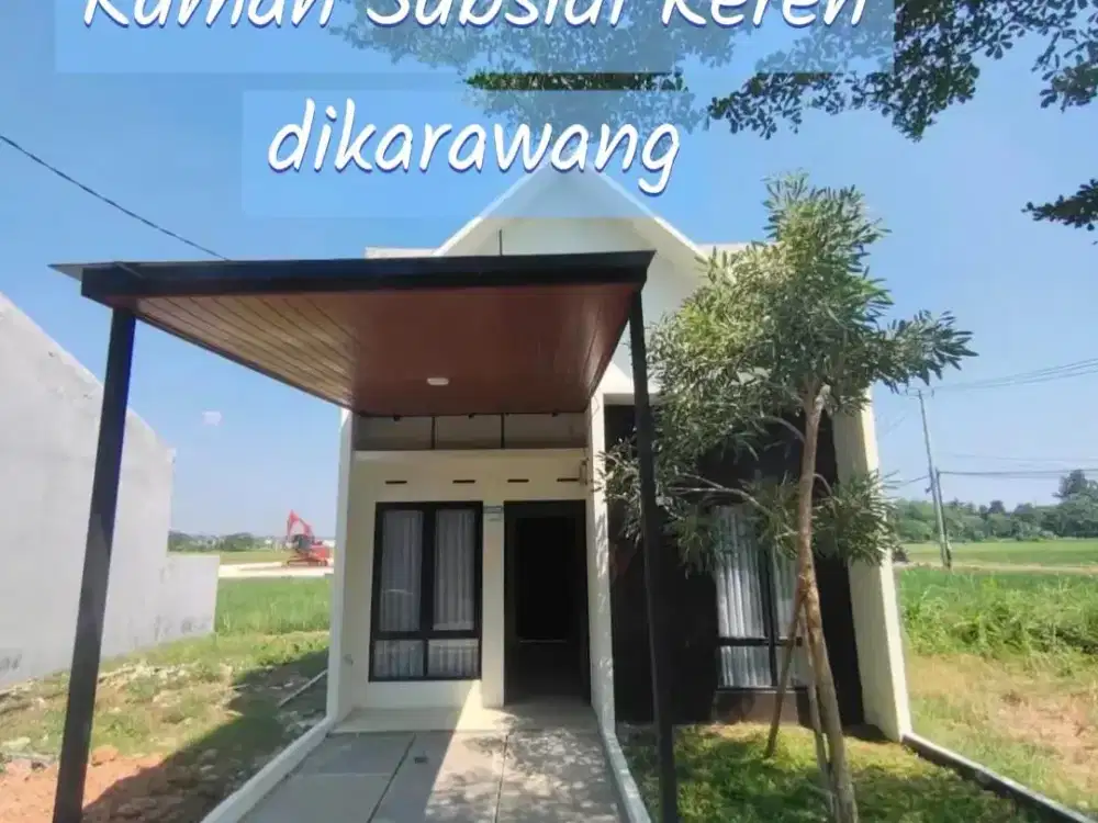 Rumah subsidi dekat kawasan industri dan sudah ada dapur