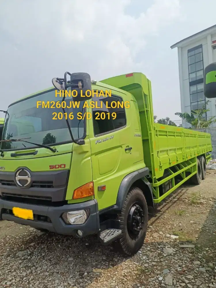 HINO LOHAN FM260JW ASLI LONG 6X4 BAK TRIWAY TRONTON ISTIMEWA SEKALI