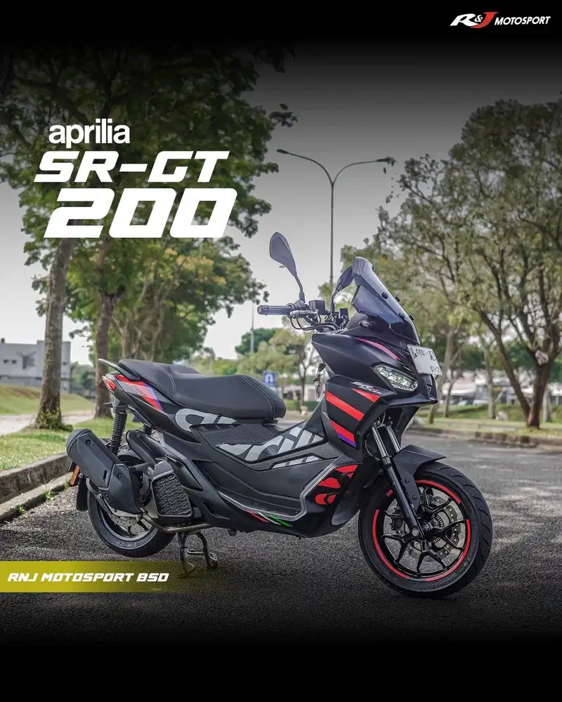 (Full Paper) Aprilia SR GT 200 Nik 2023 FULL ORIGINAL KM 1.000an