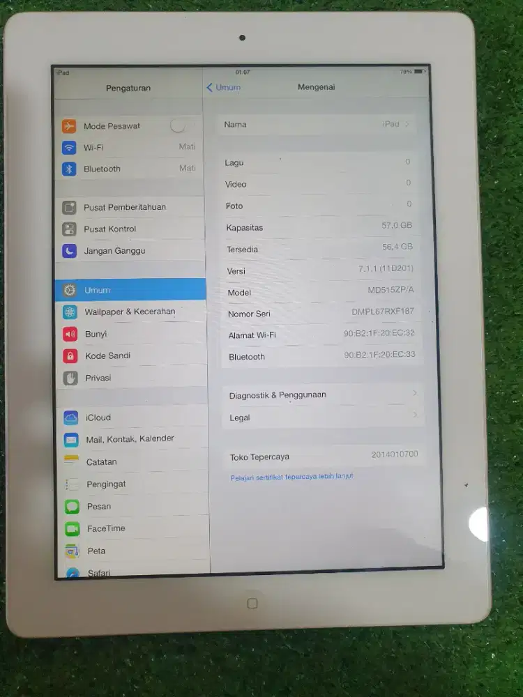 Ipad 4 Wifi Only 64 GB Murah !!