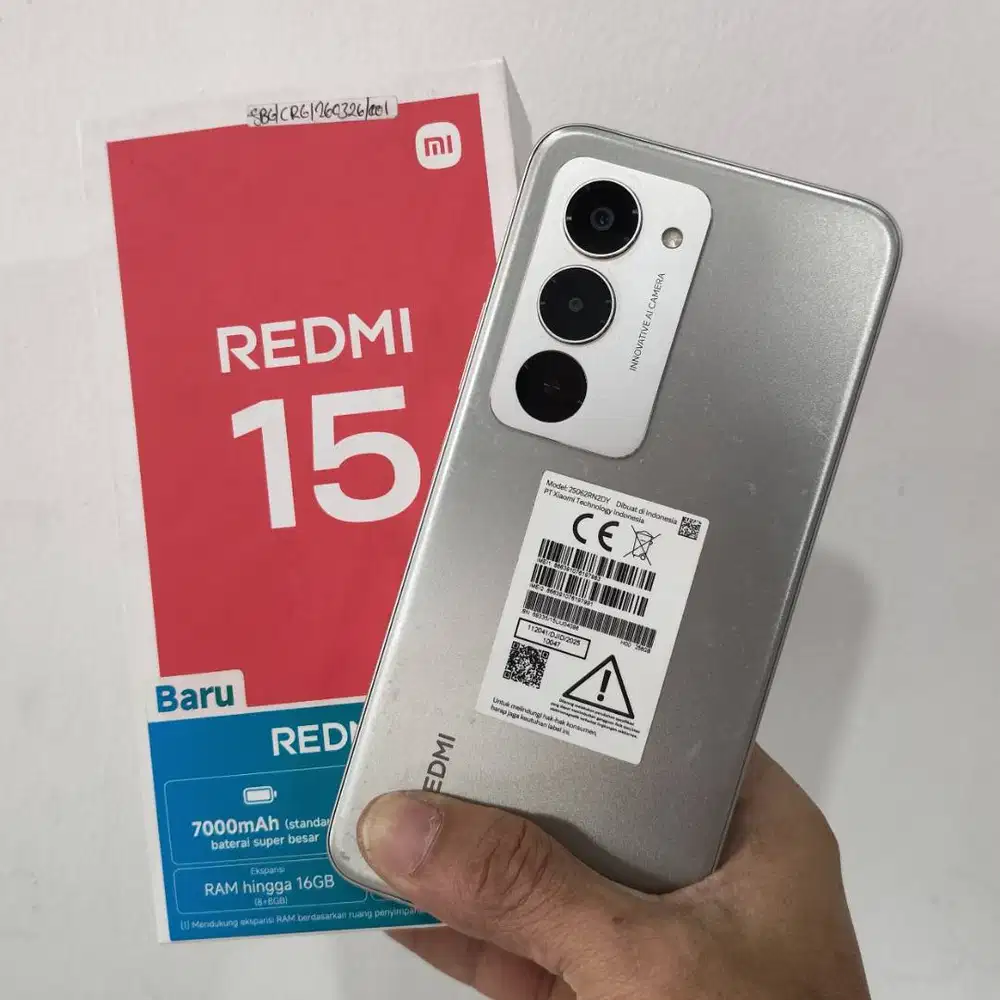 REDMI 15 8/256GB FULLSET MULUS