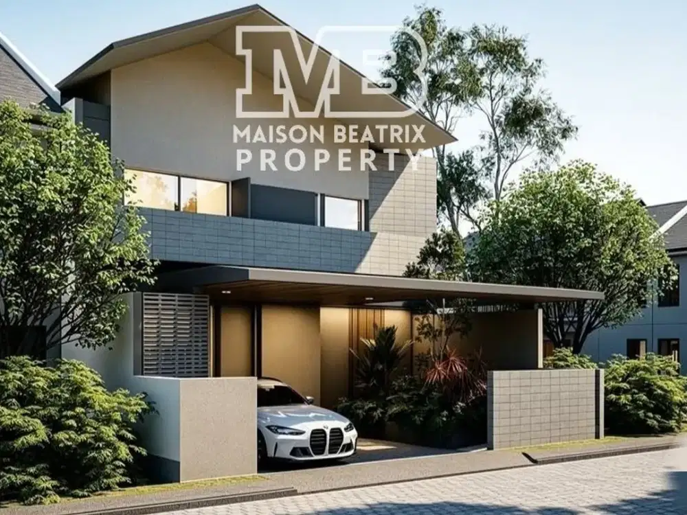 RUMAH KONSEP MODERN MINIMALIS JAPANDI SEDANG BANGUN READY AGUSTUS 2026 STRATEGIS DI GRIYA LOKA BSD CITY -