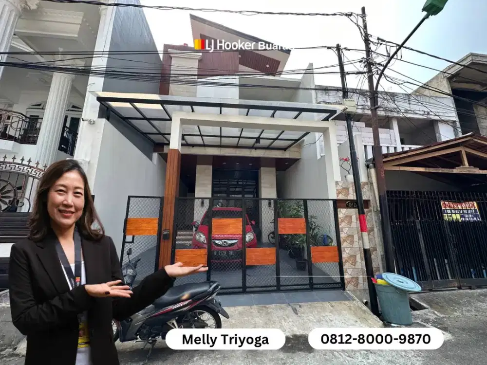 Rumah Modern Siap Huni Komplek Pondok Bambu Jakarta Timur