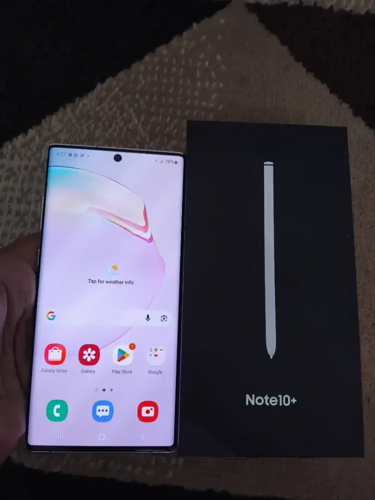 Samsung galaxi note 10+ 12/512