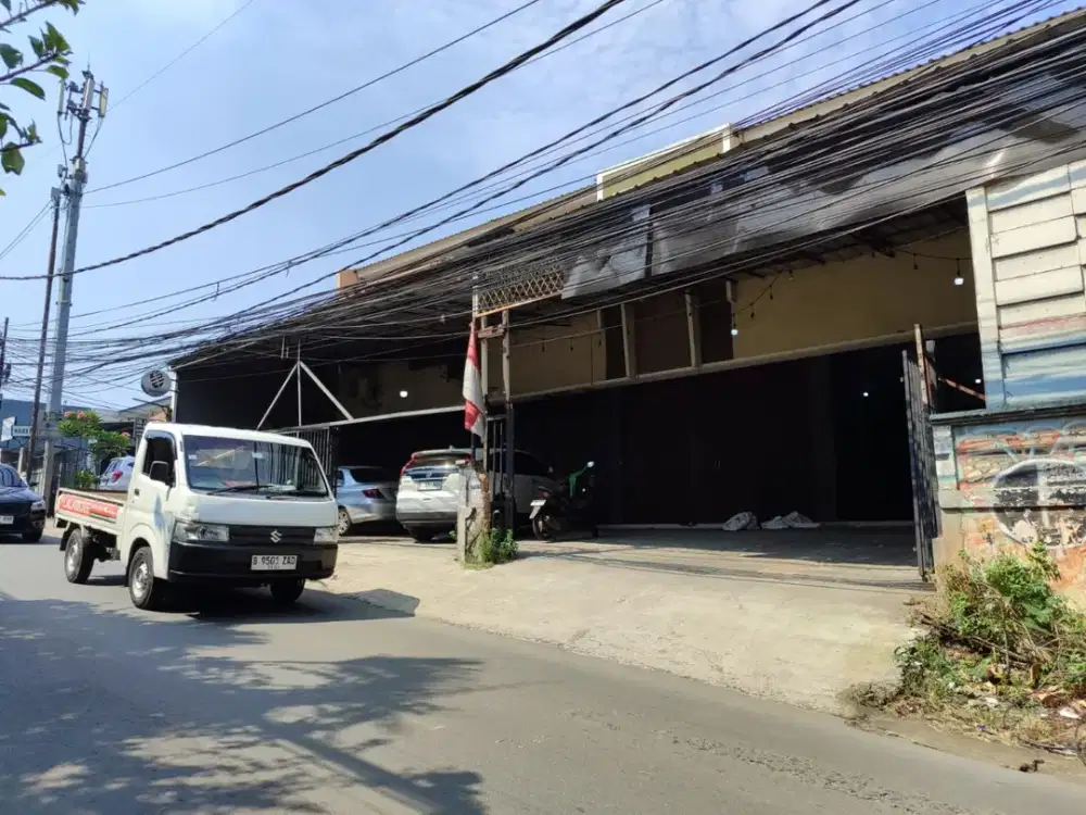 Ruko 1 Lantai , 4 Folding Door, Cocok Untuk Gudang Jl. Bukit Cinere Raya, Cinere Depok