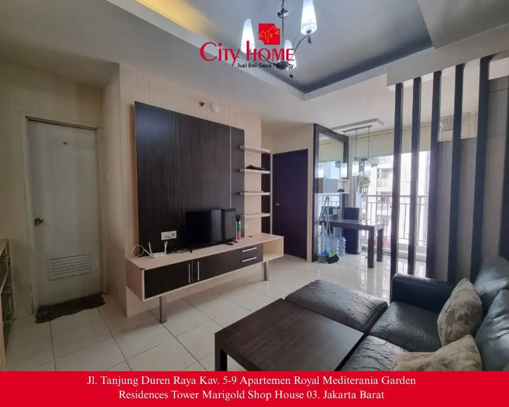 Disewakan Apartemen 2 Kamar Full Furnished Lokasi Strategis